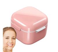 Estuche De De Retención - Estuche De Limpieza De Retención Portátil Con Diseño Ventilado, Soporte De Prótesis Compacto, Almacenamiento De Secado, Organizador De Protector Diente De Cola Larga |