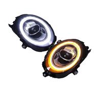 Estuche de diseño for automóvil for Mini F56 2013-2018 compatible con faros delanteros Cooper for faros delanteros Angel Eye DRL, luz delantera, lente bi-led
