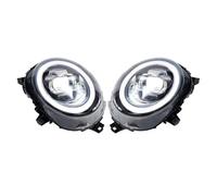 Estuche de diseño para Coche Compatible con F55, F56, F57 2013-2018 con Faros Delanteros Cooper, lámpara LED RGB Angel Eye DRL, luz Delantera, Lente bi-led