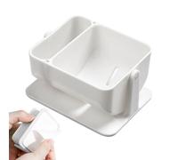 Estuche de esponja de belleza | Organizador de pared para contenedores de almacenamiento, soporte de exhibición de licuadora facial cosmética, contenedor de secado de esponja en polvo