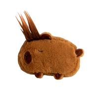 Estuche de felpa - Estuche organizador de peluche, diseño suave y lindo para el hogar, oficina, aula, residencia universitaria, viajes, trabajo, estudio y escuela, marrón, Siehe Beschreibung, Ver