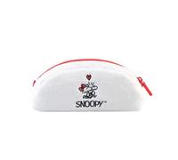 Grupo Erik Estuche Snoopy - Estuche Escolar para niñas y niños de Felpa Rectangular o Neceser Maquillaje pequeño │ Snoopy Regalos Mujer