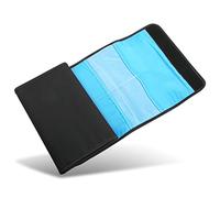 Estuche de filtro, nylon a prueba de golpes Bolsa de lente de filtro de cámara 12 ranuras Estuche de lente de filtro Bolsa de transporte de filtro de fotografía para filtros redondos o cuadrados de 82