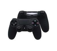 Estuche de gel de sílice negro para mando de PS4 (1 unidad), antideslizante, para mando Dualshock 4/PRO/SLIM Play