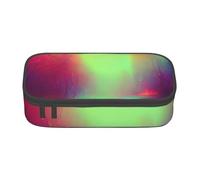 Estuche de gran capacidad con cremallera, bolsa de almacenamiento portátil para artículos de papelería