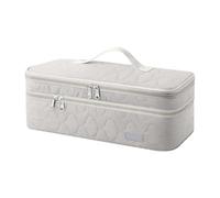 Estuche De Herramientas De Peinado - Bolsa De Herramientas De Doble Capa, Bolsa Organizador De Secador, Transportador De Palillos Rizado | Cosméticos Viajes Para Salón