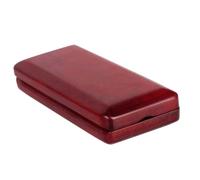 Estuche De Hoja De Madera Elegante Con Organizadores 2 Hojas Para Trajes Transporte Fáciles Transporte Y Entusiastas Estuche Doble Caña Madera