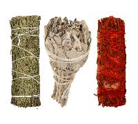 Estuche de incienso Bilovit: Salvia Blanca + Cedro + Sangre de Dragón