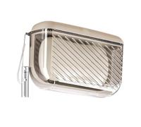 Estuche de jabón de viaje, estuche de viaje de jabón | Jabonera escurridor con tapa, jabonera impermeable, funda de jabón drenable para ducha, recipiente de jabón portátil para viajes, Luz Coffee, Se