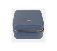 Estuche de joyería de cuero Braun Büffel Azul claro