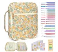 Estuche de la Biblia para Mujer Estuche de la Biblia de Pana para niρas Cubierta de la Biblia Grande con asa Suministros de Estudio de la Biblia