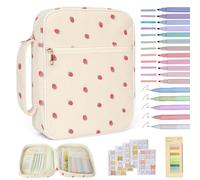 Estuche de la Biblia para Mujer Estuche de la Biblia de Pana para niρas Cubierta de la Biblia Grande con asa Suministros de Estudio de la Biblia