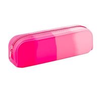 Estuche de lápices de silicona de gran capacidad, bolsa de bolígrafos degradado, organizador de papelería con cremallera | Estuche de lápices rectangular creativo para estudiantes, niños, niñas, todo