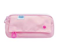 Estuche de lápices genérico, con Cremallera Impermeable y Reutilizable, Gran para bolígrafos, para Viajes, Aula y Universidad, Escuela, Maquillaje, Rosa, Se référer au descriptif, Consulte la