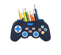 Estuche de lápices para controlador de juego, estuche de lápices para controlador de juego para niños - estacionaria portátil, estuche de lápices de gran capacidad, estuche de lápices de