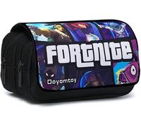 Estuche de Lápices para Niños, Estuches para Lápices Tema del Juego, Organizador Portalapices de Gran Capacidad Portátil para Adolescentes Estudiantes(A)