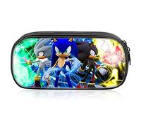 Estuche de Lápices para Niños, Gran Capacidad Bolsa de Lápices Diseño de Anime Caja Case Bolsa de Lápices de Colores de 3D Impresión Portalapices Organizador Neceser Maquillaje