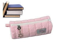 Estuche De Lápiz De Dibujos Animados - Bolsa De Pluma Linda, Divertida Bolsa De Papelería | Organizador De Cremallera Duradero Para Bolígrafos Y Lápices, Titular De Suministros Escolares Portátiles
