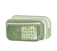 Estuche De Lápiz De Gran Capacidad | Control Con Cremallera | Organizador De Estuche De Lápiz | Bolsa De Almacenamiento De Papel Panda Para Lápiz, Adorable Bolsa De Lápiz Para Lápices, Bolígrafos, Gom