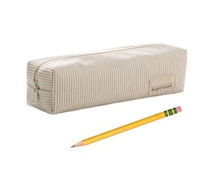 Estuche de lápiz genérico, Big Capacity Pen Pouch, Zip Organizer, Canvas Stationery Bag, with Multi-Compartment Design for Kids, School, Classroom, Craft, Girl, Boy, Travel, College, Daily