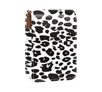 Estuche de lápiz labial personalizado, bolsa de maquillaje portátil, bolsa de cosméticos, soporte para lápiz labial, organizador de maquillaje, leopardo, guepardo, estampado animal blanco y negro, Varios colores, 9.5x2x7 cm/3.7x0.8x2.7 in