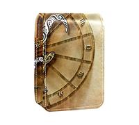 Estuche de lápiz labial personalizado, bolsa de maquillaje portátil, bolsa de cosméticos, soporte para lápiz labial, organizador de maquillaje, capricornio, zodiaco, horóscopo, astrología, Varios colores, 9.5x2x7 cm/3.7x0.8x2.7 in