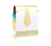 Estuche de lápiz labial personalizado, bolsa de maquillaje portátil, bolsa de cosméticos, soporte para lápiz labial, organizador de maquillaje Pentecost, domingo, Espíritu Santo Paloma, Varios colores, 9.5x2x7 cm/3.7x0.8x2.7 in