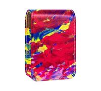 Estuche de lápiz labial personalizado, bolsa de maquillaje portátil, bolsa de cosméticos, soporte para lápiz labial, organizador de maquillaje, paleta de artistas, Varios colores, 9.5x2x7 cm/3.7x0.8x2.7 in