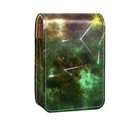 Estuche de lápiz labial personalizado, bolsa de maquillaje portátil, bolsa de cosméticos, soporte para lápiz labial, organizador de maquillaje, horóscopo del zodiaco, ilustración, signo de astrología, Varios colores, 9.5x2x7 cm/3.7x0.8x2.7 in