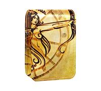 Estuche de lápiz labial personalizado portátil bolsa de maquillaje bolsa de cosméticos soporte lápiz labial organizador de maquillaje contactores horóscopo zodiaco astrología, Varios colores, 9.5x2x7 cm/3.7x0.8x2.7 in