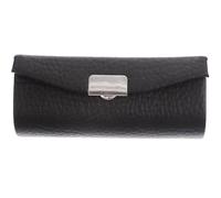 Estuche de Lápiz Labial Vintage PU Negro Espejo para Mujeres | Labiales Mujer, Viaje y Uso Diario, Diseño Elegante y Compacto, Protege el Pintalabios