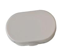 Estuche de lentes y herramienta de extracción de tamaño compacto, inserto de ojos de goma, fácil de llevar, aplica contactos de forma segura, funda portátil con pinzas