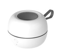 Estuche de limpieza de chupete apto para viajes, con luz UVC, limpiador de caja esterilizadora, portátil, USB C, recargable para bebé