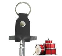 Estuche de llave para kit de batería,Estuche de llave de ajuste de batería duradero con llavero | Regalo de llavero para bateristas