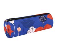 Estuche de lona con patrón geométrico verde japonés tradicional y geométrico para lápices, monedero, bolsa de maquillaje para estudiantes, papelería, escuela, oficina, almacenamiento, Multi#04, 20x6.3cm/7.9x2.5in, Estuches para lápices