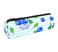 Estuche de lona con patrón geométrico verde japonés tradicional y geométrico para lápices, monedero, bolsa de maquillaje para estudiantes, papelería, escuela, oficina, almacenamiento, Multi#08, 20x6.3cm/7.9x2.5in, Estuches para lápices