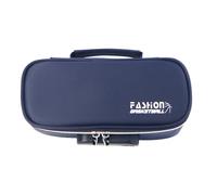 Estuche de lona de alta capacidad con 4 secciones, bolsa de lápices multicapa para escuela, oficina, 21,5 x 7 x 11 cm, estuche para almacenamiento de lápices de colorear, b
