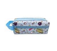 Estuche de lona elegante, inspirado en el estuche de lápices Kawaii, cremalleras suaves y asa adicional para facilitar el transporte, adecuado para