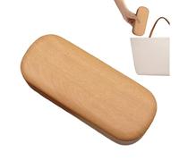 Estuche de madera para gafas, 16,3 x 6,6 x 3,9 cm, grano de madera amarillo/granate/marrón, hecho a mano, perfecto para protección de gafas de sol, accesorios retro, ideas de regalo, uso de viaje