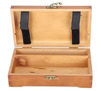 Estuche de madera para lápices, estuche para lápices antiguo con cierre de bloqueo, cajas de madera para herramientas de arte y almacenamiento de pinceles