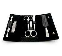 Estuche de manicura Erbe Solingen Carbon gris