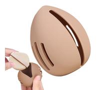 Estuche de maquillaje de silicona - Organizador de viaje ventilado para maquillaje | protectora a prueba de polvo para esponjas cosméticas - Portátil para viajes y vacaciones