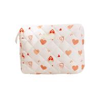 Estuche De Maquillaje Lindo | Cosmética para Avión, De Inodoro Impermeable Mujeres Niñas Deporte Senderismo Viajes Vacaciones Desplazamientos Diarios Cumpleaños Uso Exterior, Rojo, Se
