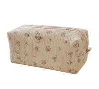 Estuche de Maquillaje Multifuncional con Cremallera y Comfortimentos Múltiples, Organizador de Lápices, Bolsa de Maquillaje Portable de Gran Capacidad Fora Mujeres y Chicas