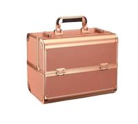 Estuche de Maquillaje Profesional Maletín Organizador Caja Cosmética Neceser con Bandejas de Diferentes Profundidades y Compartimento Central Adecuado para Viajes Consultorías Talleres, Style to 5