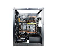 Estuche de marco de PC abierto: estructura apilable de aluminio, chasis de ventilador de enfriamiento | Monte de placa base modular con diseño de flujo de aire para compilaciones de overclock, proyect