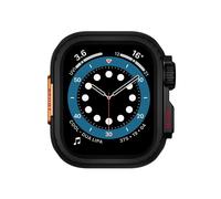 Estuche de Metal para Reloj para Watch Series 9 8 7 5 6 4 SE 45 mm Sport, Cambio A Funda Protectora Ultra Fina Negra