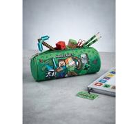 Estuche de Minecraft de 23x8 cm - Estuche escolar para niños con Creeper, y
