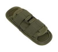 Estuche de Nailon para Linterna Clip al Cinturón, Verde | Accesorio para Camping y Exterior, Protección Frente a Rayones, Uso Práctico Herramientas