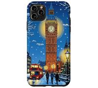 Estuche de Navidad de Londres BigBen Regalo de Escena de Carcasa para iPhone 11 Pro MAX